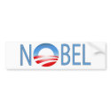 NOBEL OBAMA bumper stickers