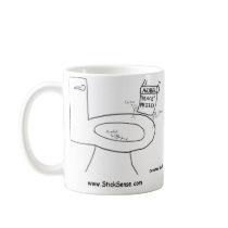 Nobel Prize Toilet-Paper Mug (Right-Handed)