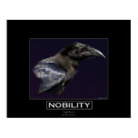 NOBILITY Motivational Raven Portait NOBILITY Motivational Raven Portait