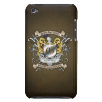 Noble by Choice Monogram Sword Crest Brown Case iPod Touch Case-Mate Case