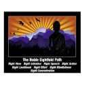 Noble Eightfold Path Buddha posters by BuddhaGifts Noble Eightfold Path Buddha posters