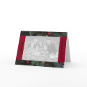 Noble Fir with Red Balls Border cards