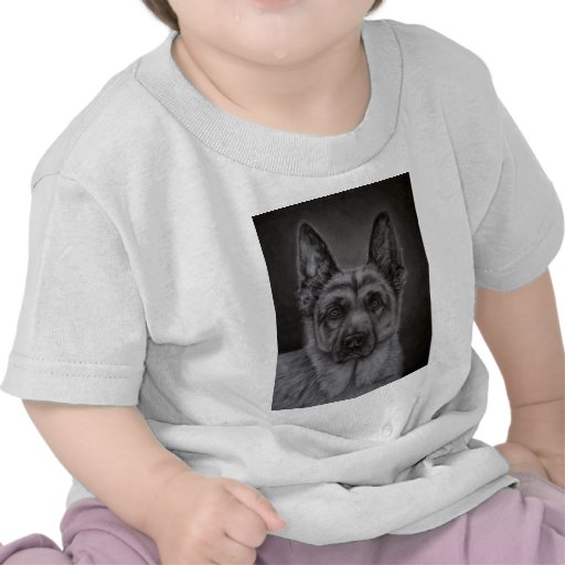 Noble - German Shepherd Dog Art Tee Shirt