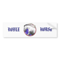 NOBLE HORSE BUMPER STICKERS
