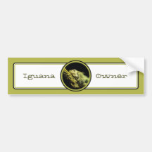 Noble Iguana Bumper Sticker