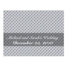 Noble white eagle wings on rough light blue surfac post card