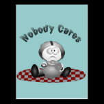 Nobody Cares Recipe Card Post Card