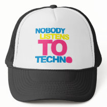 hardstyle, hardcore, old, skool, t-shirts, tshirts, deejay, club, wear, rave, smiley, merchandise, dance, defqon, qlimax, party, headhunterz, zany, showtek, hard, bass, jump, style, music, gas, mask, gabba, gabber, Trucker Hat with custom graphic design