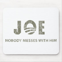 Nobody Messes With Him - Barack Obama Quote Mouse Mat