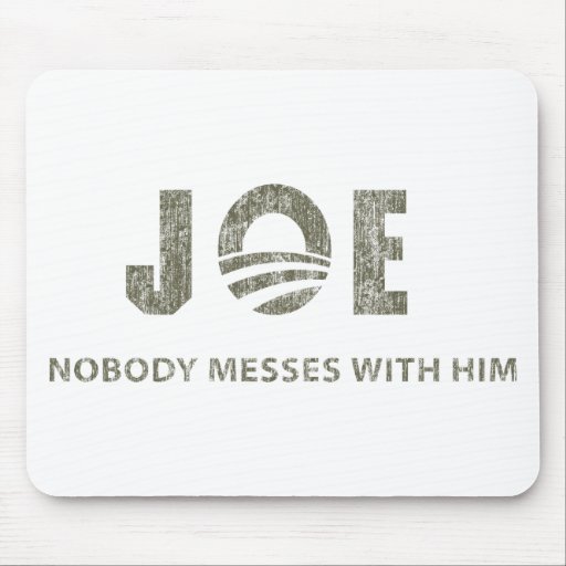 Nobody Messes With Him - Barack Obama Quote Mouse Mat