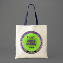 Nobody Saw Flyball Tote bags