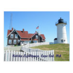 Nobska Lighthouse Cape Cod MA Postcard #2