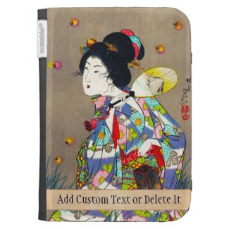 Nobukazu Yosai Favourites Of Beautiful Ladies Love Kindle Folio Case