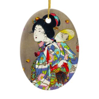 Nobukazu Yosai Favourites Of Beautiful Ladies Love Christmas Tree Ornament