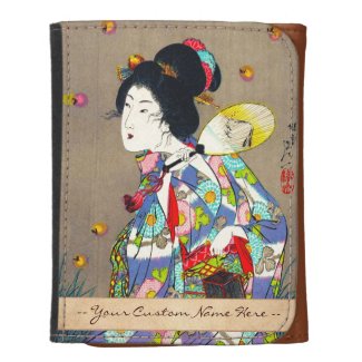 Nobukazu Yosai Favourites Of Beautiful Ladies Love Trifold Wallet