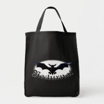 Nocturnal Bat Shopping Bags