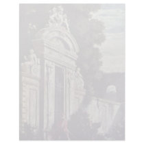 Nocturnal Duel At A Gate By Schwind Moritz Von Customized Letterhead