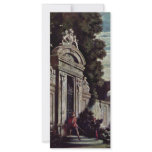 Nocturnal Duel At A Gate By Schwind Moritz Von Custom Rack Card