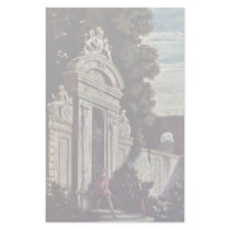 Nocturnal Duel At A Gate By Schwind Moritz Von Customized Stationery