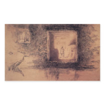 Nocturne, Furnace by James Abbott McNeill Whistler Stickers