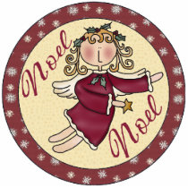 Noel Angel Christmas Tree Ornament photo sculptures by CowPieCreek Noel Angel Christmas Tree Ornament photo sculptures