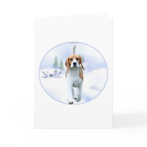 Noel Beagle Holiday Card