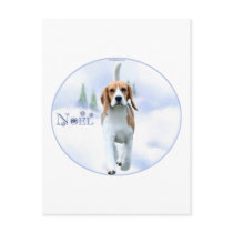 Noel Beagle Postcard