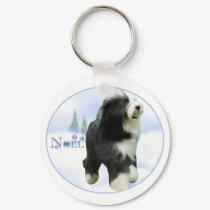 Noel Bearded Collie keychains