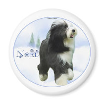 Noel Bearded Collie magnets