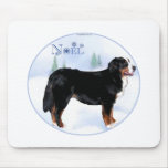 Noel Bernese Mountain Dog Mouse Mats