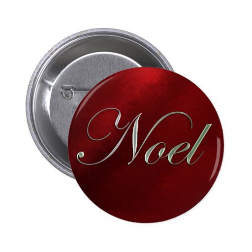 Noel Christmas button