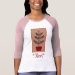 Ladies 3/4 Sleeve Raglan (Fitted)