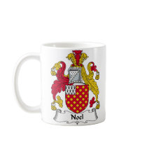Noel Family Crest mugs