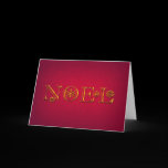 Noel Greeting Card