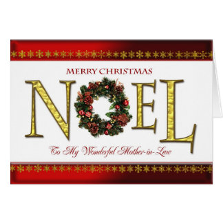 Mother In Law Christmas Cards | Zazzle