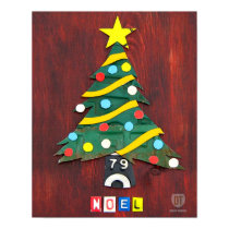 Noel License Plate Art Poster by Design Turnpike posters
