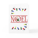 noel light string - retro cards