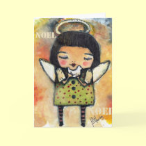 Noel Noel Angel card by Lynzart Noel Noel Angel card
