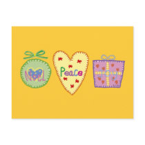 Noel Peace Joy postcards