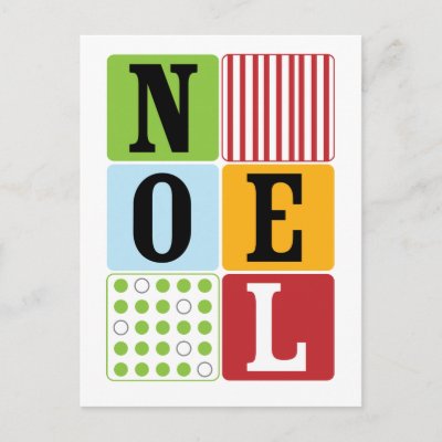 NOEL postcards