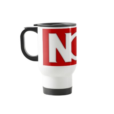NOEL Red Travel Mug by floatinglemons