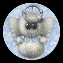 NOEL Snow Angel stickers