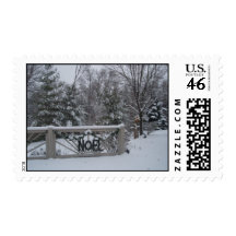 Noel Snow Scene Postage