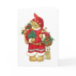 NOEL TEDDY BEAR CHRISTMAS CARD