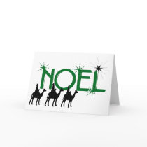 Noel three wise men go to Bethlehem gifts cards