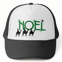 Noel three wise men go to Bethlehem gifts hats