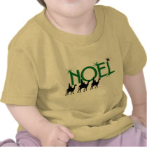 Noel three wise men go to Bethlehem gifts t-shirts