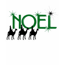 Noel three wise men go to Bethlehem gifts t-shirts