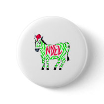 Noel Zebra buttons