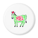 Noel Zebra magnets by CelebrationZazzle Noel Zebra magnets